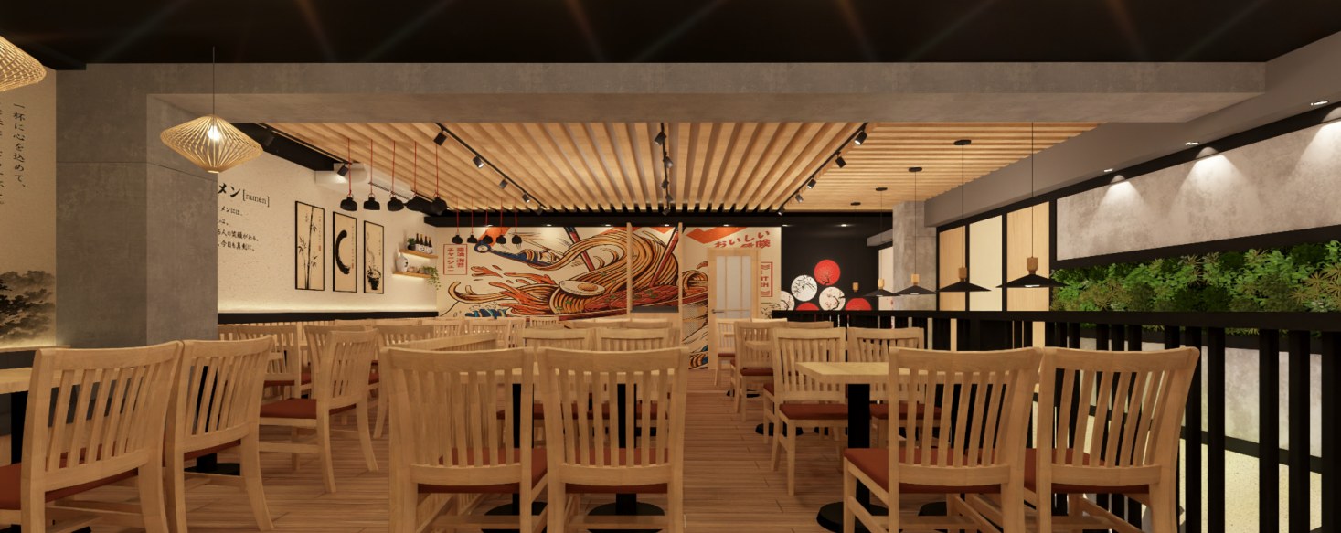 Takusa mezzanine group dining